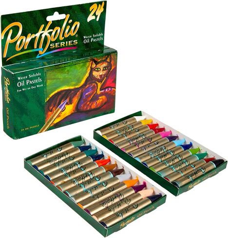 Crayola Oil Pastels Portfolio Series, Water Soluble, Colors may vary, 12 Count (52-3612) in Saudi Arabia