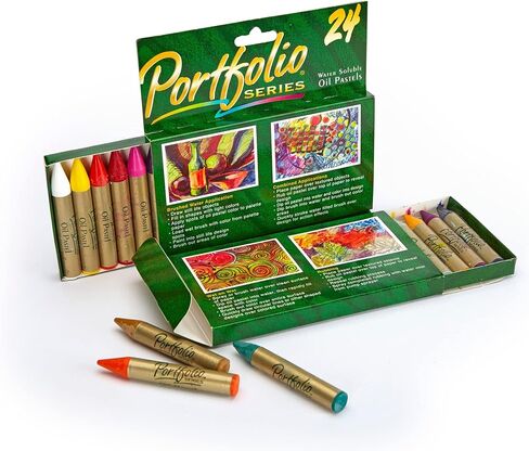Crayola Oil Pastels Portfolio Series, Water Soluble, Colors may vary, 12 Count (52-3612) in Saudi Arabia