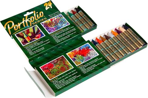Crayola Oil Pastels Portfolio Series, Water Soluble, Colors may vary, 12 Count (52-3612) in Saudi Arabia