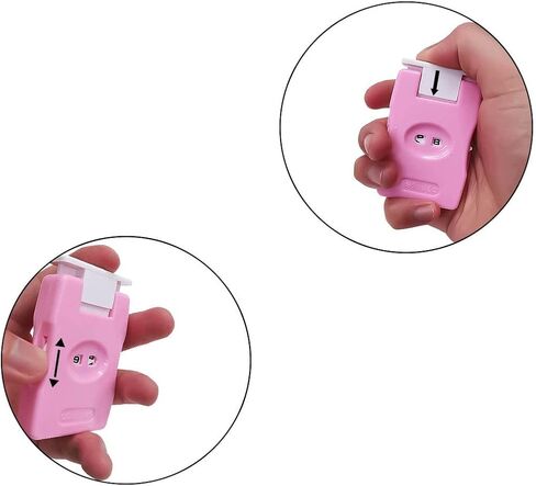 YXQ Knitting Row Counter Plastic Crochet Stitch Craft Needle Marking Tool, Pink in Saudi Arabia