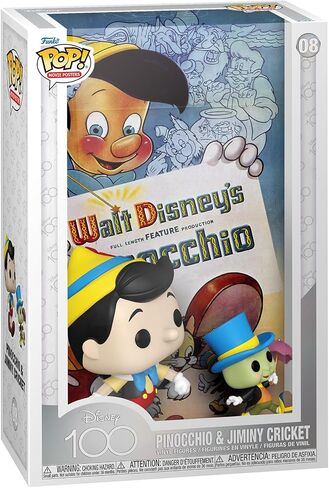 Funko Pop! Movie Poster: Disney 100 - Pinocchio, Pinocchio & Jiminy Cricket in Saudi Arabia