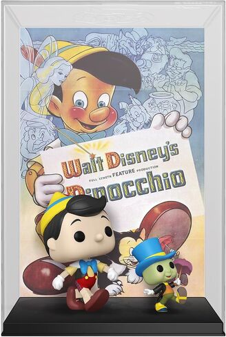 Funko Pop! Movie Poster: Disney 100 - Pinocchio, Pinocchio & Jiminy Cricket in Saudi Arabia