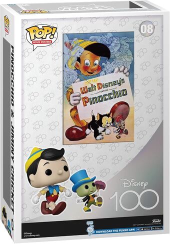 Funko Pop! Movie Poster: Disney 100 - Pinocchio, Pinocchio & Jiminy Cricket in Saudi Arabia