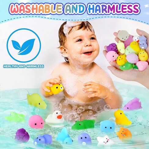 MZVUL 120 Pcs Mochi Squishy Toys Party Favors for Kids 4-12 - Kawaii Mini Squishies Animals Fruit Stress Relief Toy Bulk for Christmas Birthday Gift Classroom Prize Goodie Bag Stuffers(Random) in Kuwait