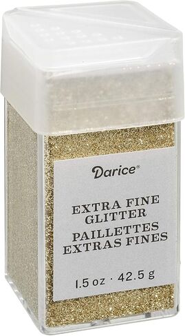 Gold Extra Fine Glitter 1.5 Ounces Canister w/Pour or Shake Lid in Saudi Arabia