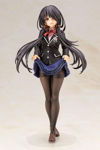 Kotobukiya Date A Live IV: Kurumi Tokisaki (School Uniform Version) PVC Statue, Multicolor in Saudi Arabia