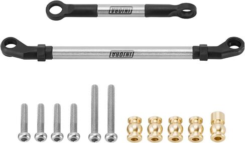 INJORA Stainless Steel High Clearance Chassis Links and Steering Links Set for FMS FCX24 Upgrade 1/24 RC Crawler in Saudi Arabia