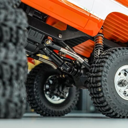 INJORA Stainless Steel High Clearance Chassis Links and Steering Links Set for FMS FCX24 Upgrade 1/24 RC Crawler in Saudi Arabia