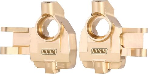 INJORA Brass Steering Knuckle Portal Cover Counterweight for Axial UTB18 Buggy 1/18 RC Car Upgrade Parts,42g/pcs in Saudi Arabia