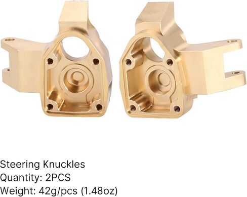 INJORA Brass Steering Knuckle Portal Cover Counterweight for Axial UTB18 Buggy 1/18 RC Car Upgrade Parts,42g/pcs in Saudi Arabia