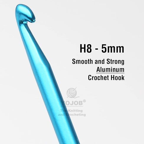 10 قطع خطافات كروشيه ارتفاع / 5 مم للمبتدئين أو خبراء الكروشيه، خطاف كروشيه مريح 5 مم للفصول الدراسية والنوادي ومجموعة الأسرة (أرجواني) in Kuwait