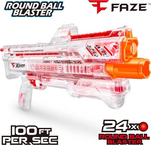 Chaos Faze Ragequit (24 Dart Balls) by ZURU X Faze Clan, X-Shot Foam Dart Blaster, 100Ft/30, for Teens, Adults in Kuwait
