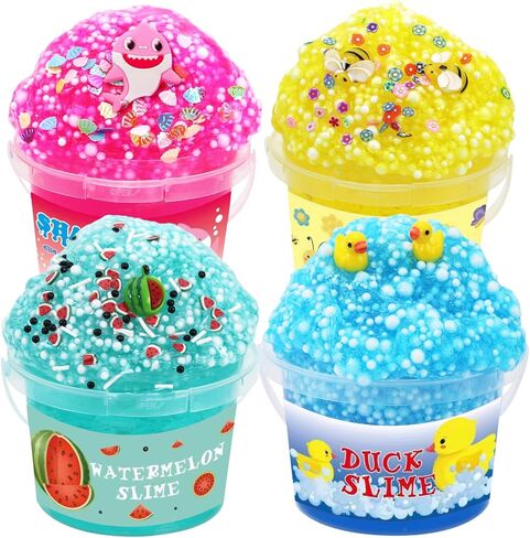 مجموعة كرات إسفنجية لحفلات الأطفال مقاس 150 مل × 4، ألعاب تخفيف التوتر، هدايا عيد الميلاد، هدايا الحفلات للأولاد والبنات 6 7 8 9 10 11 12 in Kuwait