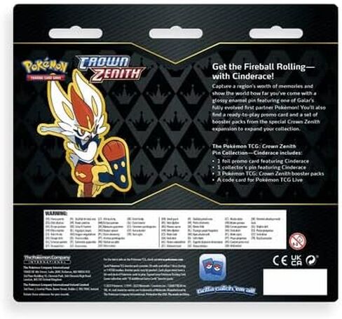Pokemon TCG: Crown Zenith Pin Collection (One at Random) … in Saudi Arabia