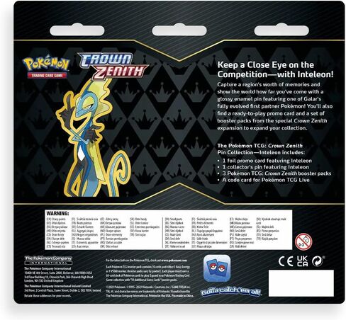 Pokemon TCG: Crown Zenith Pin Collection (One at Random) … in Saudi Arabia