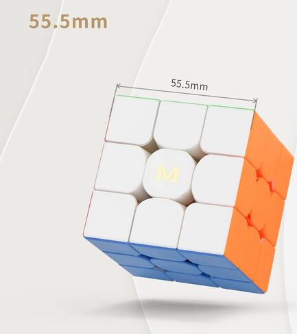 Willking YJ MGC 5x5 مكعب سرعة مغناطيسي بدون ملصقات YongJun MGC 5 متر 5x5 الرائد احترافي 62 مللي متر مكعب لغز بدون ملصقات in Saudi Arabia