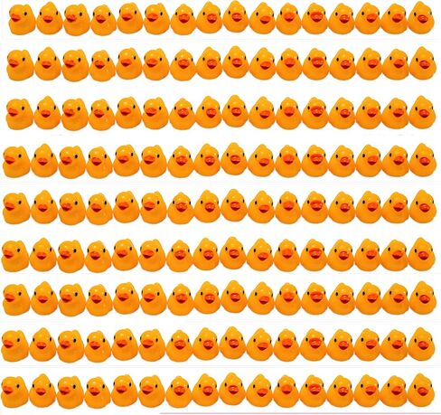 SUCCUNA 410pcs Mini Ducks Bulk Plastic Tiny Little Duck Figurines Small Animal Figures Miniature Animal for DIY Dollhouse Fairy Garden Decorations in Kuwait