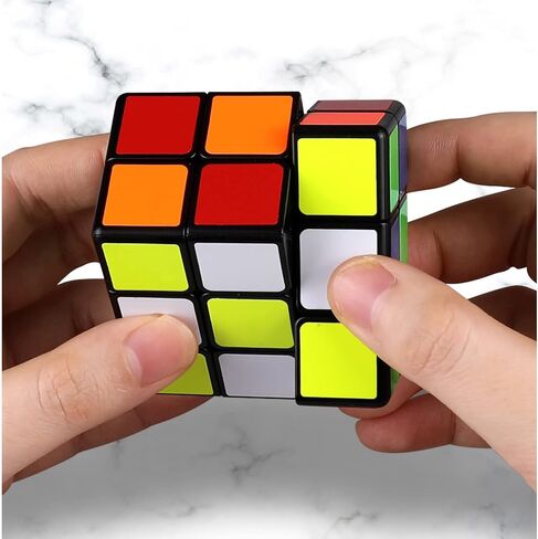 2x3x3 مكعب السرعة ألعاب QiYi مكعبة مكعبة 233 مكعب السرعة السحري الألغاز الأسود MoFangGe 2x3x3 المكعب السحري in Kuwait