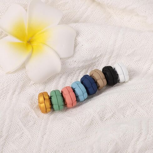 8pcs Hijab Magnetic Pins, Multipurpose Pinless Magnetic Hijab Pins Scarf Magnetic Pin Colorful Hijab Pins for Women Hijabs Clothes Scarves (Camellia Style) in Saudi Arabia