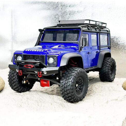 GTHELE Front&Rear Bumper Aluminum for Traxxas 1/18 TRX4M Defender Upgrade Parts RC Crawler Car in Saudi Arabia