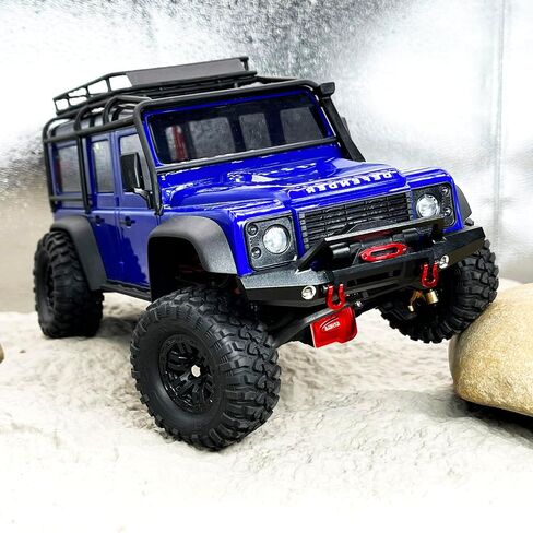 GTHELE Front&Rear Bumper Aluminum for Traxxas 1/18 TRX4M Defender Upgrade Parts RC Crawler Car in Saudi Arabia