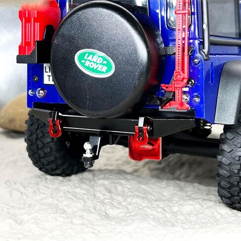 GTHELE Front&Rear Bumper Aluminum for Traxxas 1/18 TRX4M Defender Upgrade Parts RC Crawler Car in Saudi Arabia