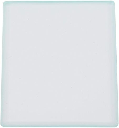 Sheens Leather Polishing Tempered Glass, Toughened Tempered Glass Slicker Burnisher Plate 130 x 100 x 8mm DIY Leather Craft Glass Slicker for Burnishing in Saudi Arabia