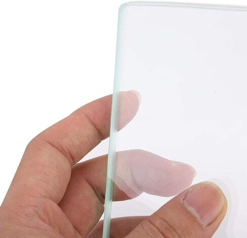 Sheens Leather Polishing Tempered Glass, Toughened Tempered Glass Slicker Burnisher Plate 130 x 100 x 8mm DIY Leather Craft Glass Slicker for Burnishing in Saudi Arabia