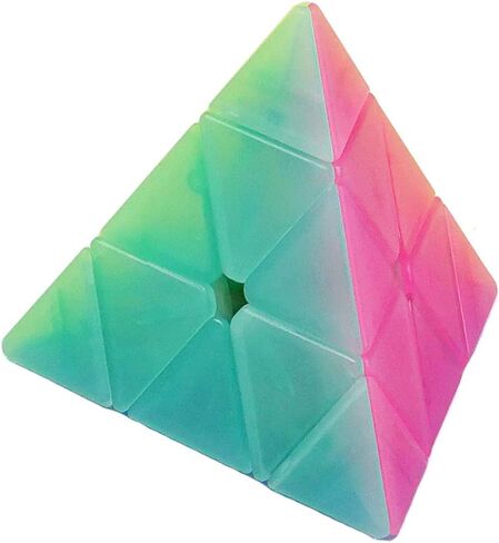 TANCH Speed Cube Stickerless 2X2 Jelly Magic Cube Puzzle Toy Colorful (Transparent) in Kuwait