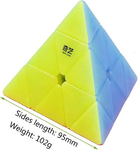 TANCH Speed Cube Stickerless 2X2 Jelly Magic Cube Puzzle Toy Colorful (Transparent) in Kuwait
