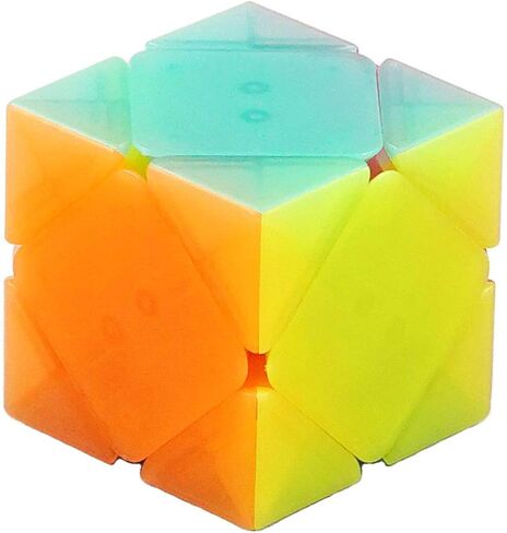 TANCH Speed Cube Stickerless 2X2 Jelly Magic Cube Puzzle Toy Colorful (Transparent) in Kuwait