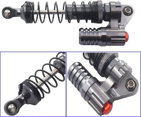2PCS Vgoohobby RC Car Shock Absorber,90mm Aluminium Alloy Shock Absorber Assembled Damper Compatible with Axial SCX10 D90 TRX-4 1/10 RC Rock Crawler Climb Car Truck in Saudi Arabia