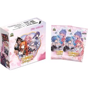 10 عبوات من بطاقات Goddess Story TCG، صندوق معزز Goddess Story TCG، بطاقة Goddess Story، بطاقات مجموعة Goddess Story TCG، بطاقات اللعب/التداول للفتيات الأنيمي