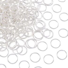 Craftdady 357Pcs 5mm Tiny Open Jump Rings Metal Round O Rings Connectors Platinum for Jewelry Charm Key Chain Making