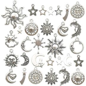 Sailanzi 100g(80-84pcs) Craft Supplies Antique Silver Mixed Butterfly Dragonfly Bee Insect Charms for Jewelry Making Crafting Findings Accessory for DIY Necklace Bracelet SM295