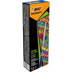 Bic Intensity Medium Marker - Box of 12 blue