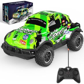 سيارة تحكم عن بعد، ألعاب سيارات سباق مضيئة بمقياس 1/24، سيارة RC للأطفال مع أضواء LED رائعة، ألعاب سيارات هواية RC هدايا عيد ميلاد لعمر 3 4 5 6 7 8 سنوات للأولاد والبنات in Kuwait