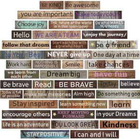 Hotop 42 Pcs Growth Mindset Inspirational Posters Banners Motivational Posters for Classroom Bulletin Board Decor Home Classroom Motivational Gallery Teacher Door Signs(Chalkboard Style) in Kuwait