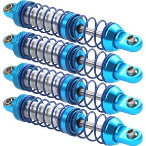4Pcs Vgoohobby Metal Shocks Absorber Adjustable Dampers Compatible with Axial SCX10 Traxxas TRX4 D90 90046 Redcat Gen7 1/10 RC Crawler Car (Blue,70mm) in Kuwait