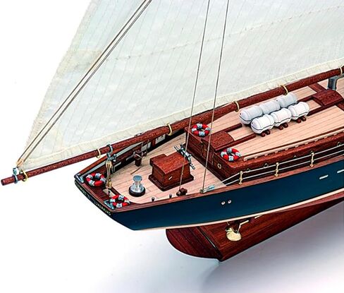 Artesanía Latina - مجموعة نماذج السفينة الخشبية - قارب الصيد الكندي ومركب Regatta Schooner، Bluenose II - موديل 22453، مقياس 1:75 - نماذج للتجميع - المستوى المتوسط in Kuwait