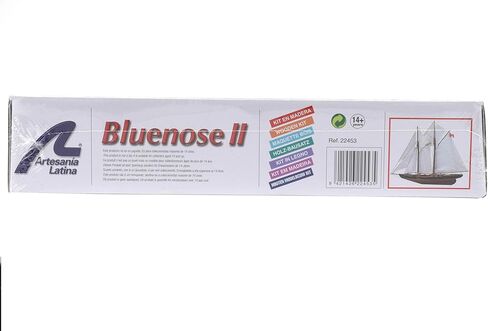 Artesanía Latina - مجموعة نماذج السفينة الخشبية - قارب الصيد الكندي ومركب Regatta Schooner، Bluenose II - موديل 22453، مقياس 1:75 - نماذج للتجميع - المستوى المتوسط in Kuwait