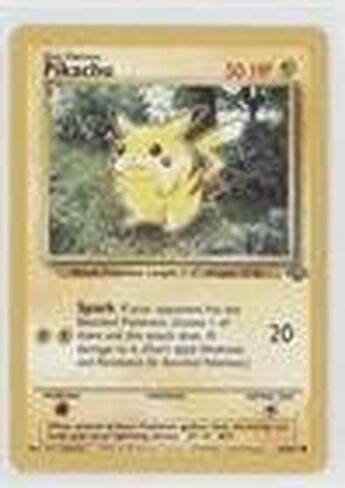 Pokemon - Pikachu (Pokemon TCG Card) 1999 Pokemon Jungle - Booster Pack [Base] - Unlimited #60 in Saudi Arabia
