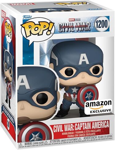 Funko Pop! Marvel: Captain America: Civil War Build A Scene - Captain America, Amazon Exclusive, Figure 12 of 12 in Saudi Arabia