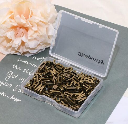 Shapenty Alloy Metal A-Z Alphabet Slide Letter Charms Spacer Beads for DIY Craft Bracelet Wristbands Necklace Choker Keychain Jewelry Making Finding, 4pcs of Each Letter, 104PCS in Saudi Arabia