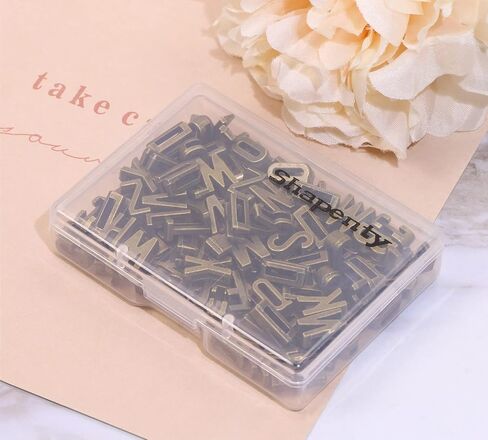 Shapenty Alloy Metal A-Z Alphabet Slide Letter Charms Spacer Beads for DIY Craft Bracelet Wristbands Necklace Choker Keychain Jewelry Making Finding, 4pcs of Each Letter, 104PCS in Saudi Arabia