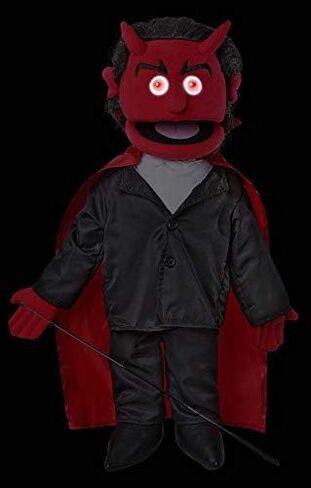 25" Devil w/Light-Up Eyes, Full Body, Ventriloquist Style Puppet in Saudi Arabia