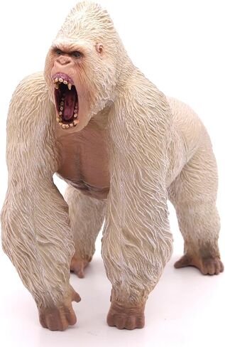 RRTCLO بطول 5.63 سم، ألعاب كينغ كونغ، تمثال غوريلا القرد، نموذج الحياة البرية، تمثال حيوان واقعي لأعياد ميلاد الأطفال وديكور المنزل (أسود) in Kuwait