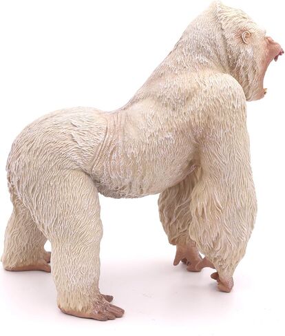 RRTCLO بطول 5.63 سم، ألعاب كينغ كونغ، تمثال غوريلا القرد، نموذج الحياة البرية، تمثال حيوان واقعي لأعياد ميلاد الأطفال وديكور المنزل (أسود) in Kuwait