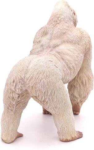 RRTCLO بطول 5.63 سم، ألعاب كينغ كونغ، تمثال غوريلا القرد، نموذج الحياة البرية، تمثال حيوان واقعي لأعياد ميلاد الأطفال وديكور المنزل (أسود) in Kuwait