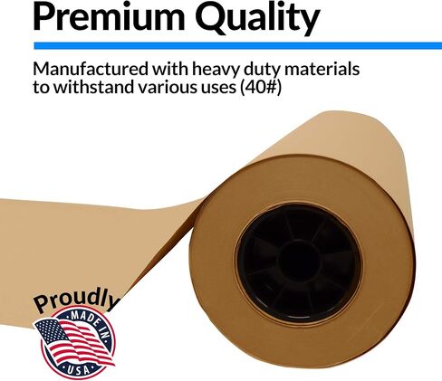 Reli. Kraft Paper Roll | 17.5" x 350 Feet - Jumbo Roll | Made in USA | Brown Craft Paper/Wrapping Paper | Plain Kraft Packing Paper for Shipping, Moving, Arts/Crafts, Table Cover | Bulk in Saudi Arabia